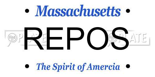 REPOS Massachusetts License Plate