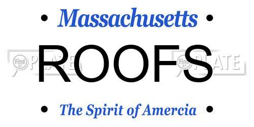 ROOFS Massachusetts License Plate