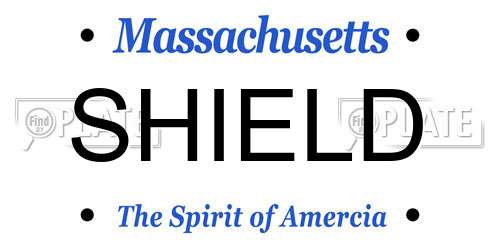 SHIELD Massachusetts License Plate