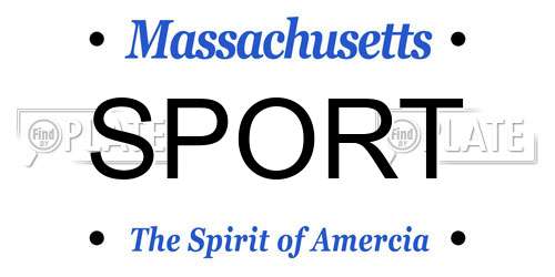 SPORT Massachusetts License Plate