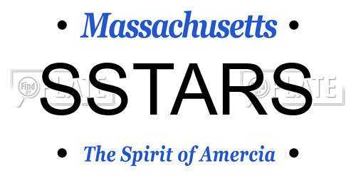 SSTARS Massachusetts License Plate