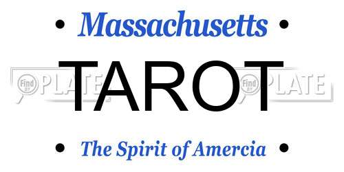TAROT Massachusetts License Plate