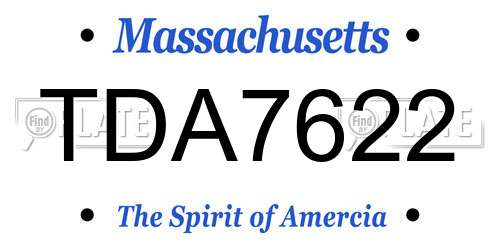 TDA7622 Massachusetts License Plate