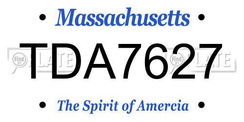 TDA7627 Massachusetts License Plate