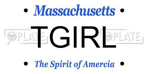 TGIRL Massachusetts License Plate