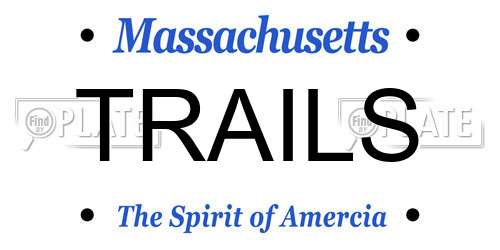TRAILS Massachusetts License Plate