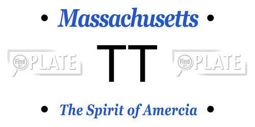 TT Massachusetts License Plate