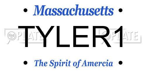 TYLER1 Massachusetts License Plate
