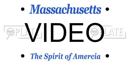 VIDEO Massachusetts License Plate
