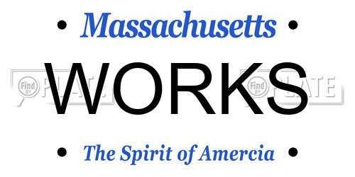 WORKS Massachusetts License Plate