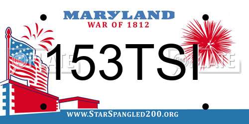 153TSI Maryland License Plate