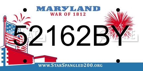 52162BY Maryland License Plate