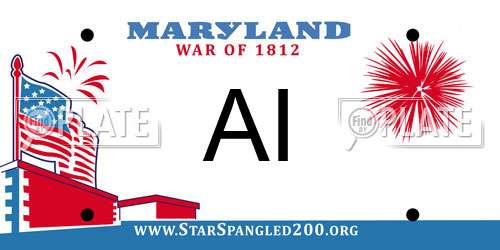 AI Maryland License Plate