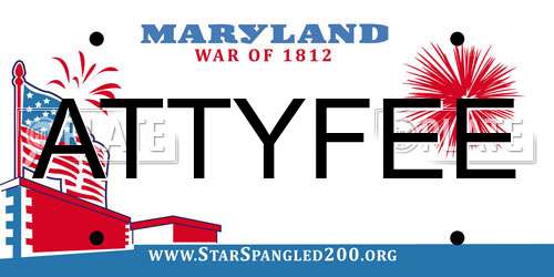 ATTYFEE Maryland License Plate