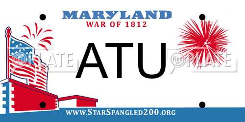 ATU Maryland License Plate