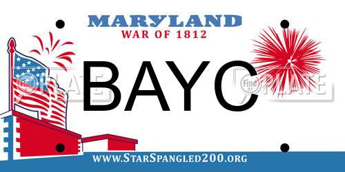 BAYC Maryland License Plate