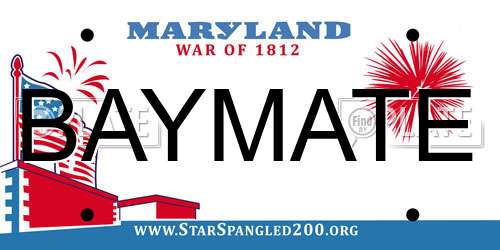 BAYMATE Maryland License Plate