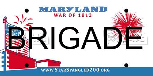 BRIGADE Maryland License Plate
