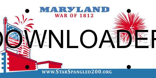 DOWNLOADER Maryland License Plate