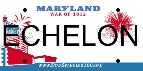 ECHELON Maryland License Plate