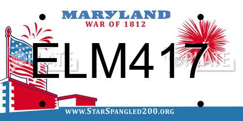 ELM417 Maryland License Plate