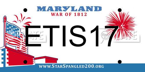 ETIS17 Maryland License Plate