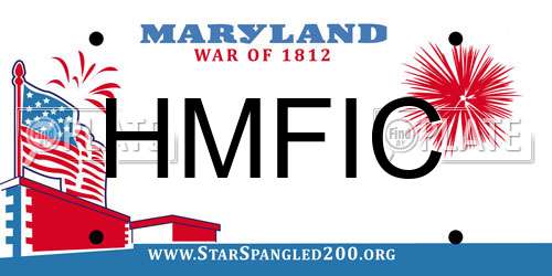 HMFIC Maryland License Plate