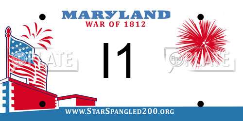 I1 Maryland License Plate