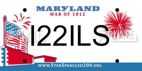I22ILS Maryland License Plate