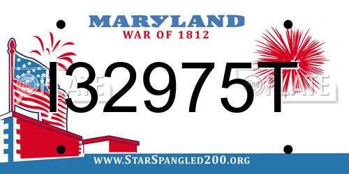 I32975T Maryland License Plate