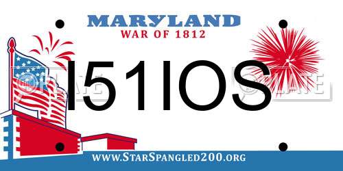 I51IOS Maryland License Plate
