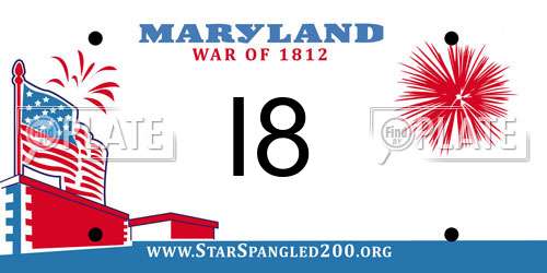 I8 Maryland License Plate