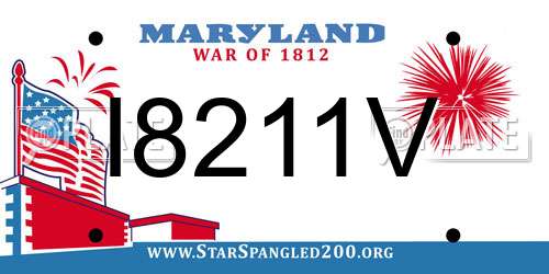 I8211V Maryland License Plate