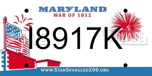I8917K Maryland License Plate