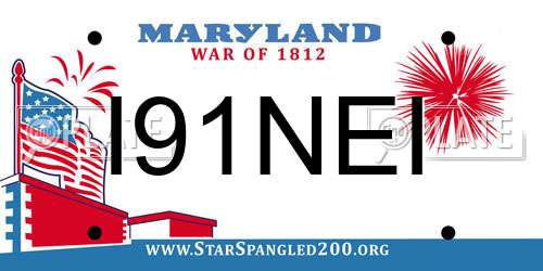 I91NEI Maryland License Plate