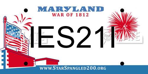 IES21I Maryland License Plate