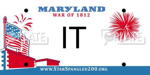 IT Maryland License Plate