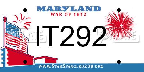 IT292 Maryland License Plate