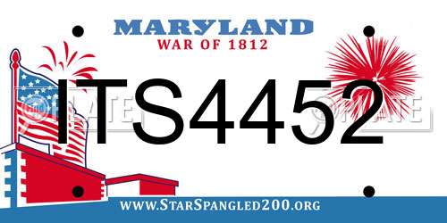 ITS4452 Maryland License Plate