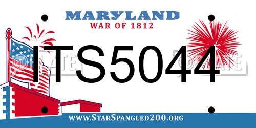 ITS5044 Maryland License Plate