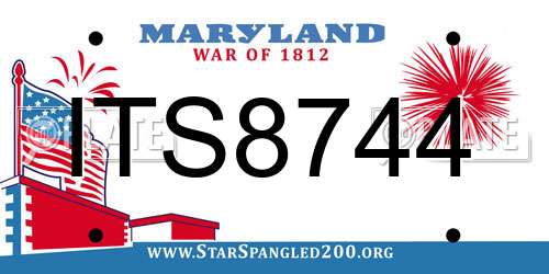 ITS8744 Maryland License Plate