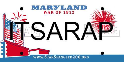 ITSARAP Maryland License Plate