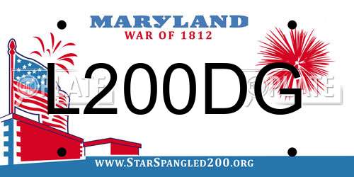 L200DG Maryland License Plate