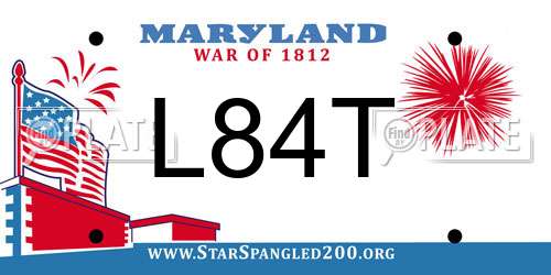 L84T Maryland License Plate