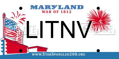 LITNV Maryland License Plate