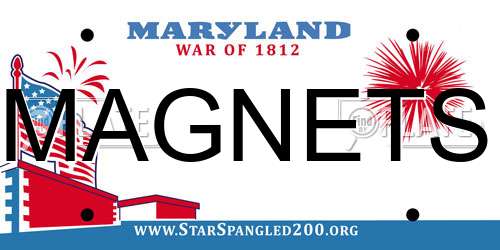 MAGNETS Maryland License Plate