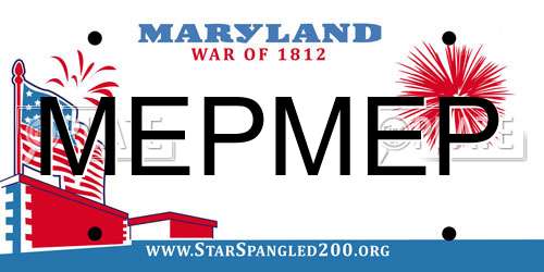 MEPMEP Maryland License Plate