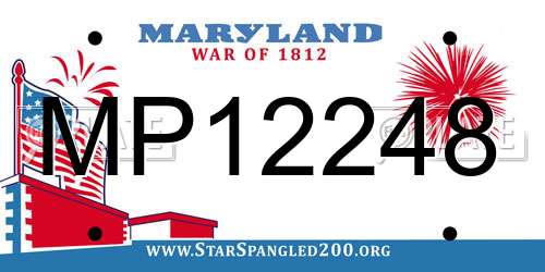 MP12248 Maryland License Plate