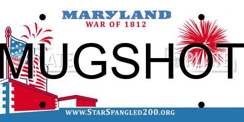 MUGSHOT Maryland License Plate