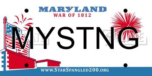 MYSTNG Maryland License Plate